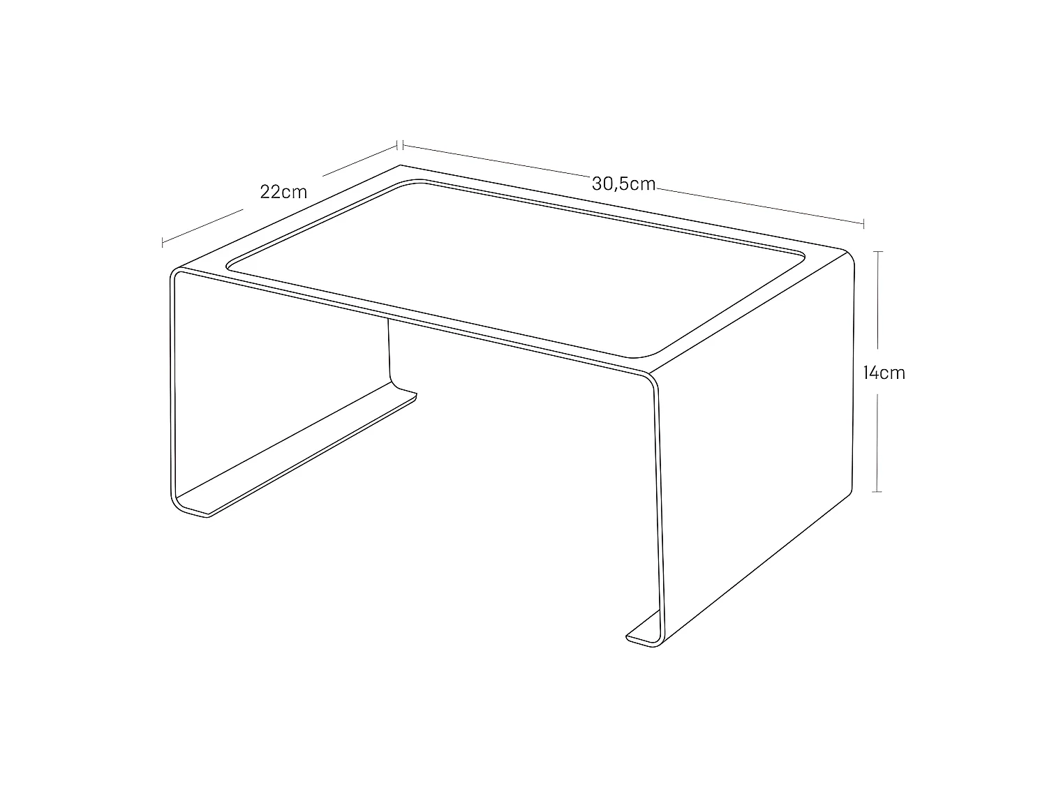 Küchenregal zum Aufstellen Tower