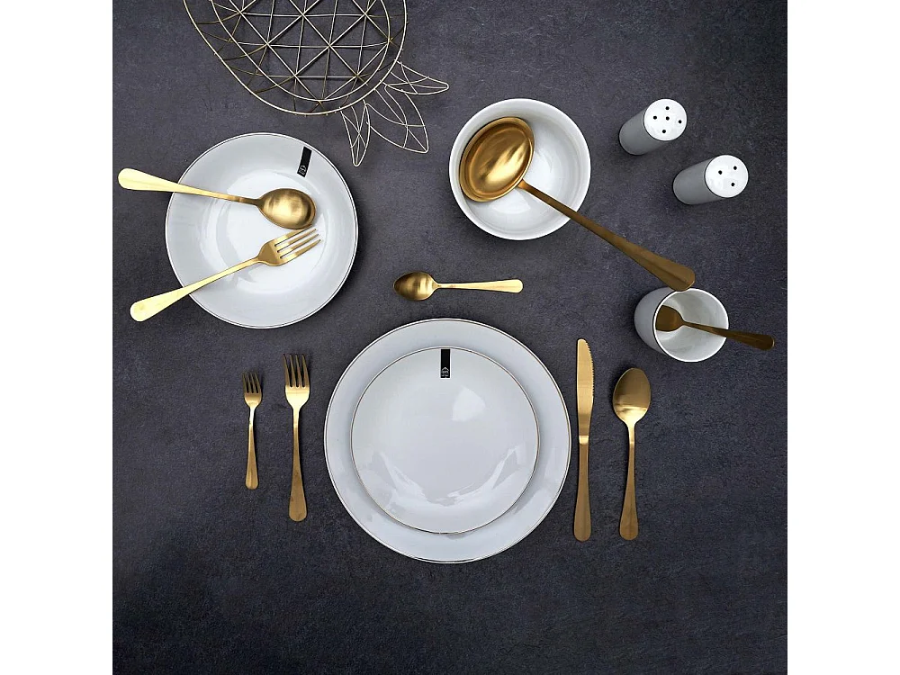 Tasse en porcelaine liseré doré 18 cl Lot de 6