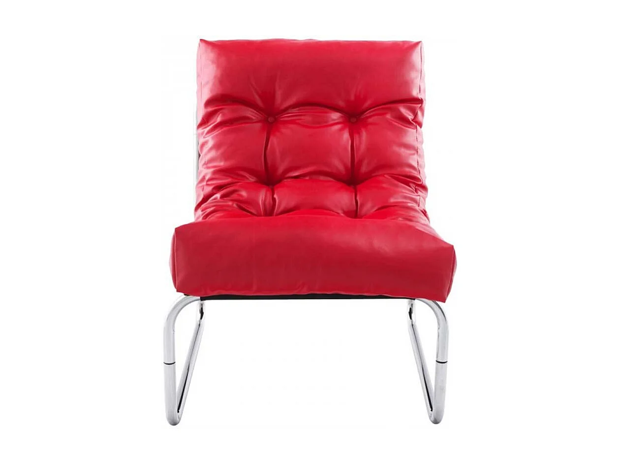 Fauteuil Design "Clip" 76cm Rouge