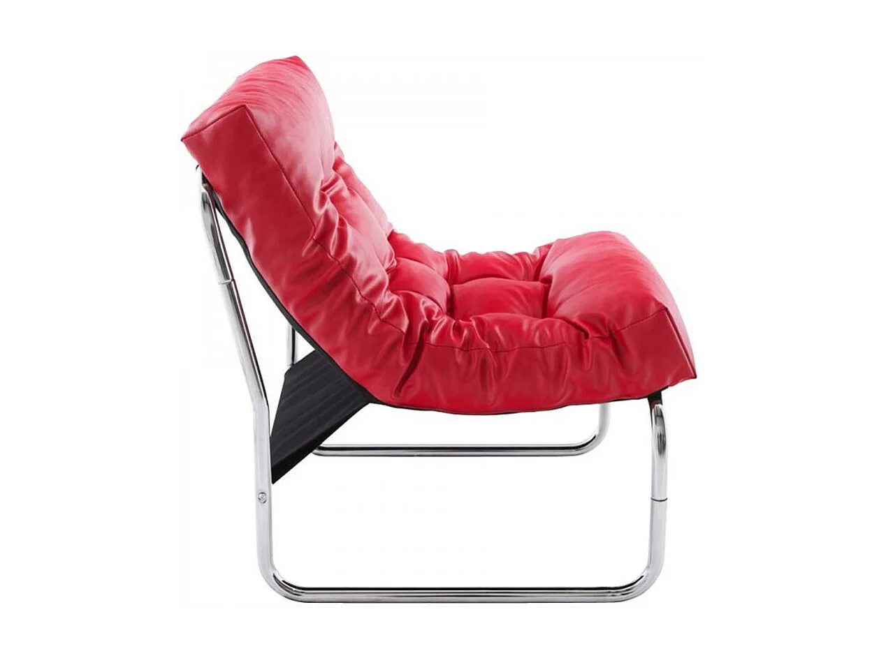 Fauteuil Design "Clip" 76cm Rouge