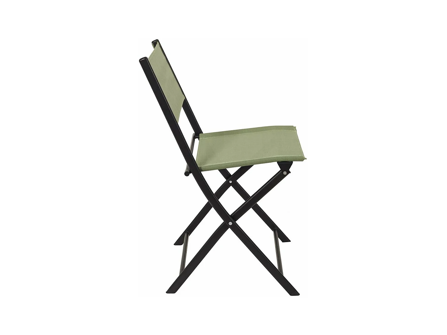 Chaise de jardin pliable en acier Elba (Lot de 2)