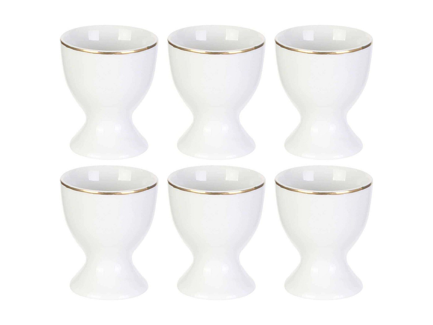 Lot De 6 Coquetiers Empilables & Support En Métal - Maison