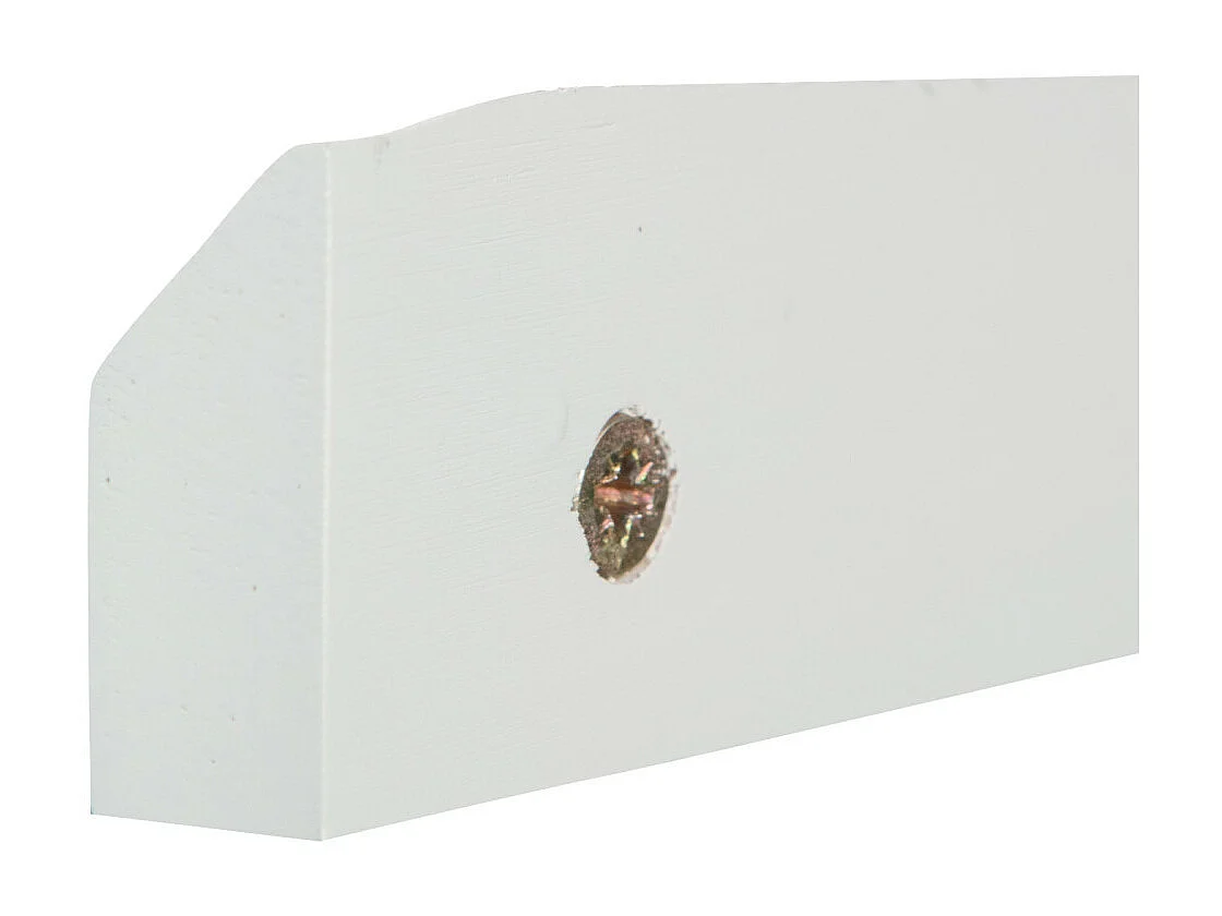 Nancy - Table de chevet murale en bois - Gris clair