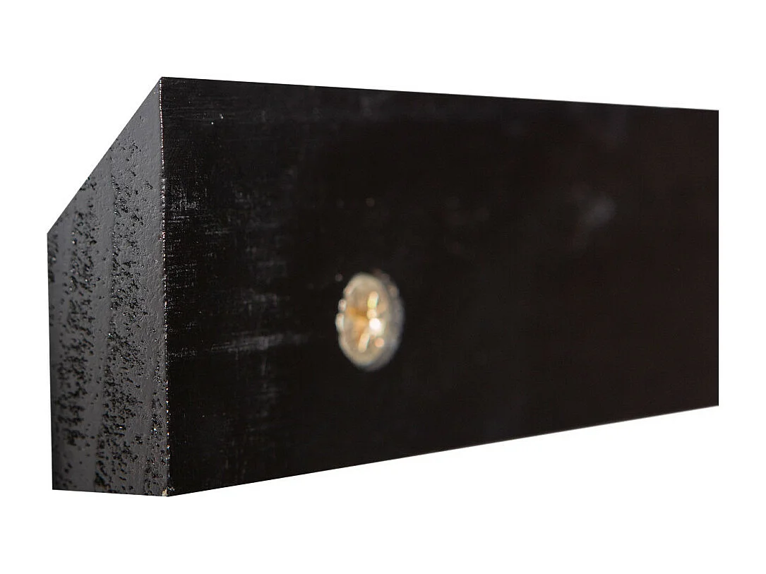 Nancy - Table de chevet murale en bois - Noir