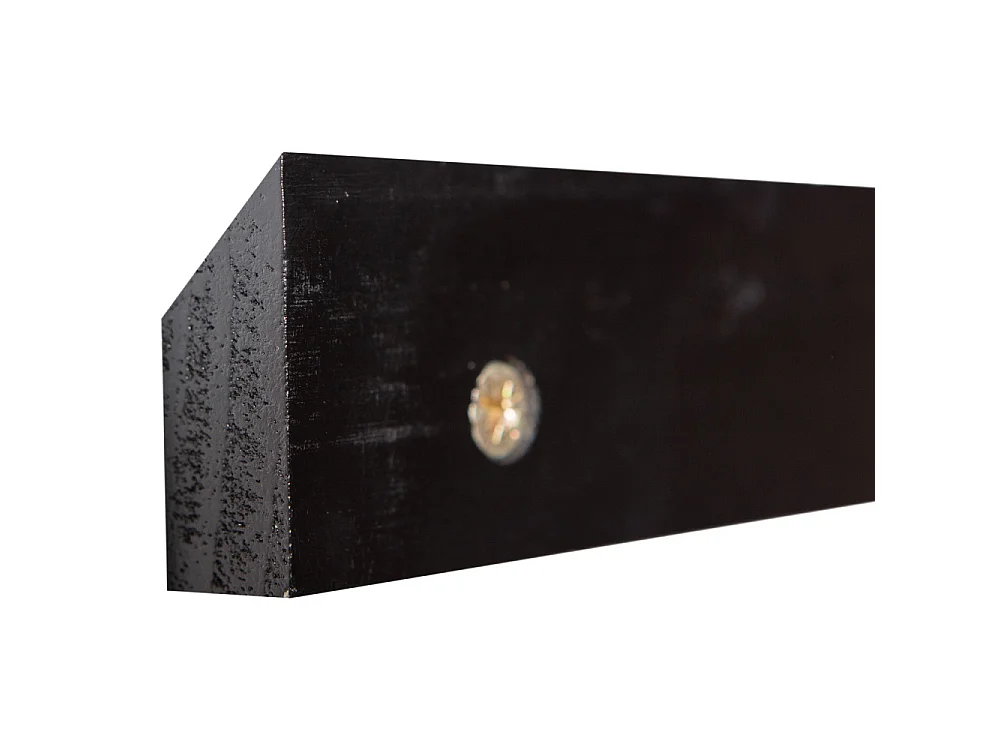 Nancy - Table de chevet murale en bois - Noir