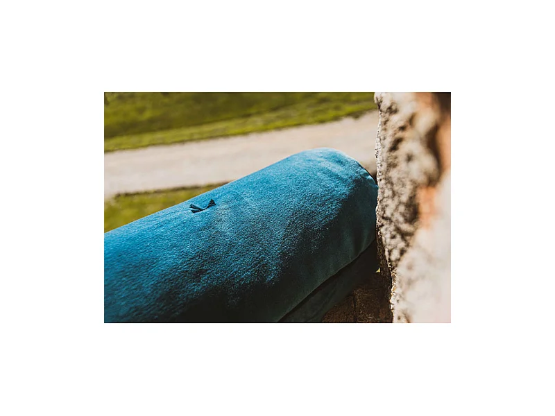 Coussin de chaise capitonné en velours de coton 16 points 40 x 40 + 5 cm "Isilde" Vent du sud