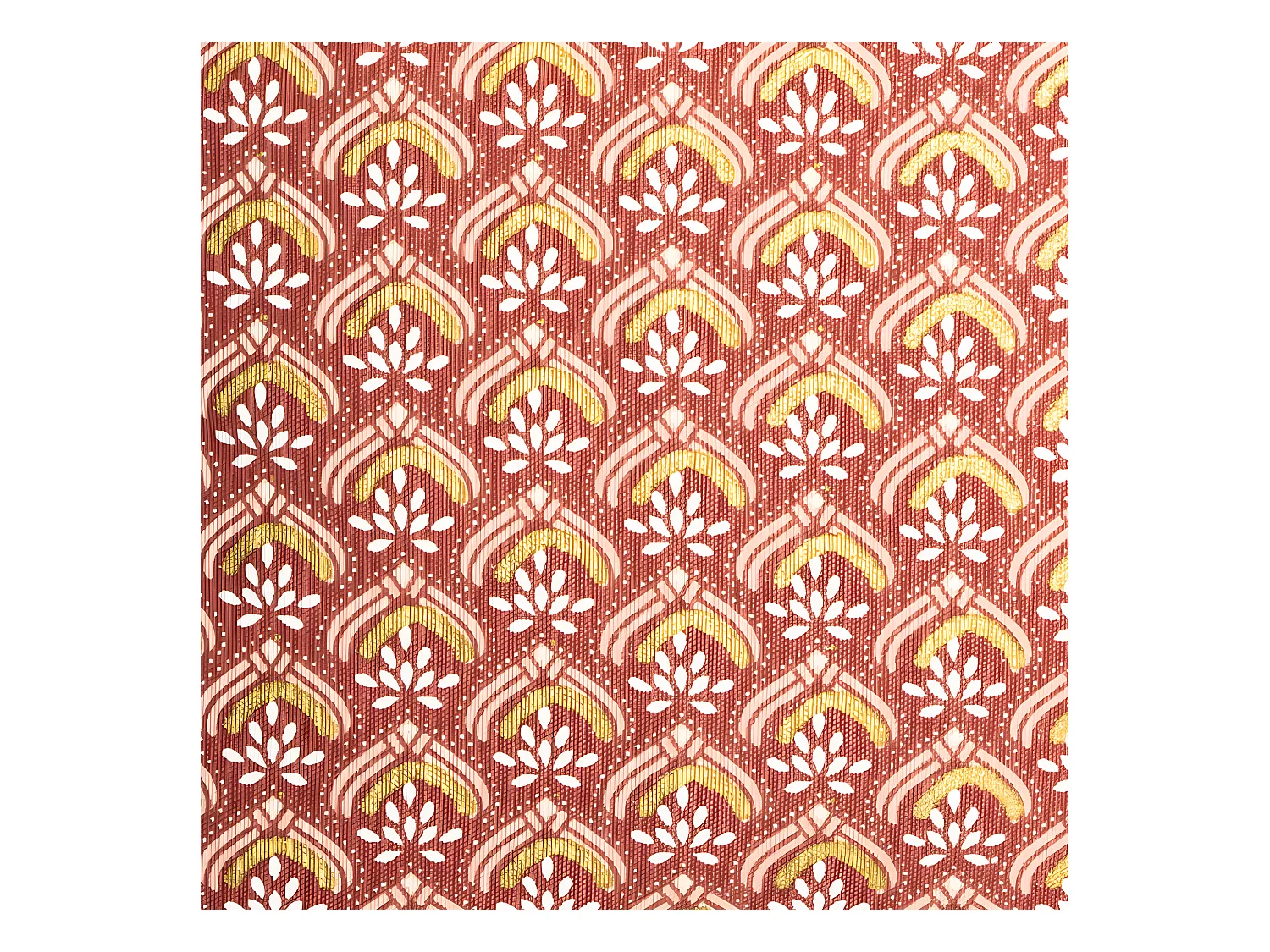 Housse de coussin "Hindou or" 40 x 40 cm Atmosphera