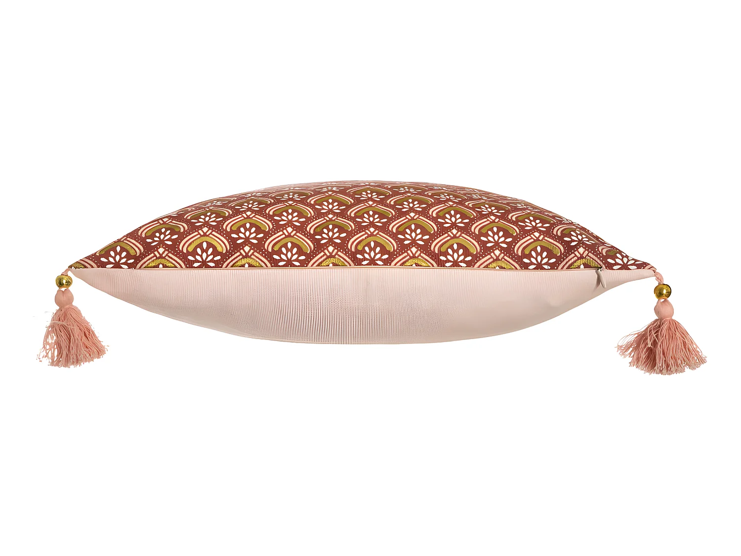 Housse de coussin "Hindou or" 40 x 40 cm Atmosphera