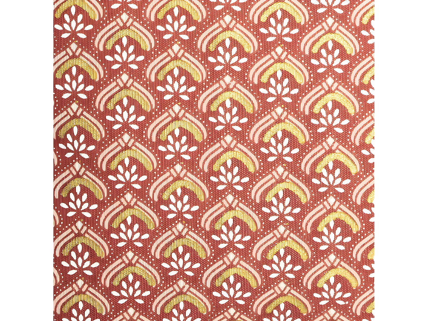 Housse de coussin "Hindou or" 40 x 40 cm Atmosphera