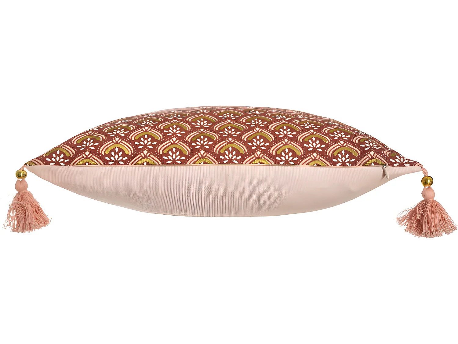 Housse de coussin "Hindou or" 40 x 40 cm Atmosphera