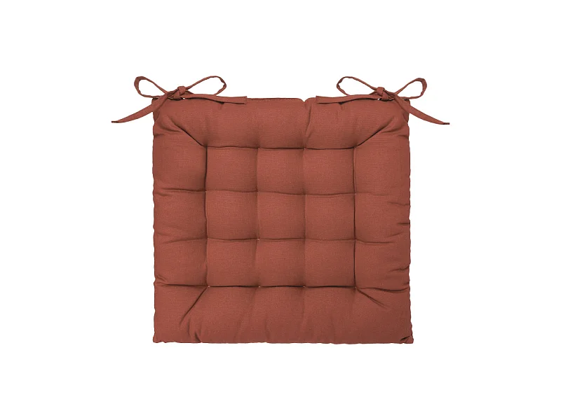 Galette de chaise à nouettes 38 x 38 cm Atmosphéra