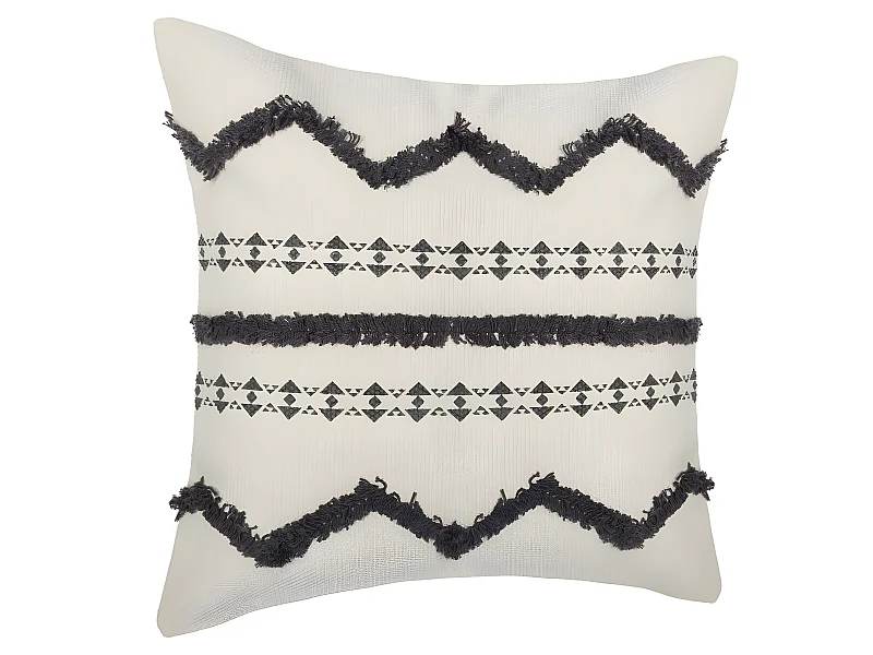 Housse coussin tuftee 40 x 40 cm Atmosphera