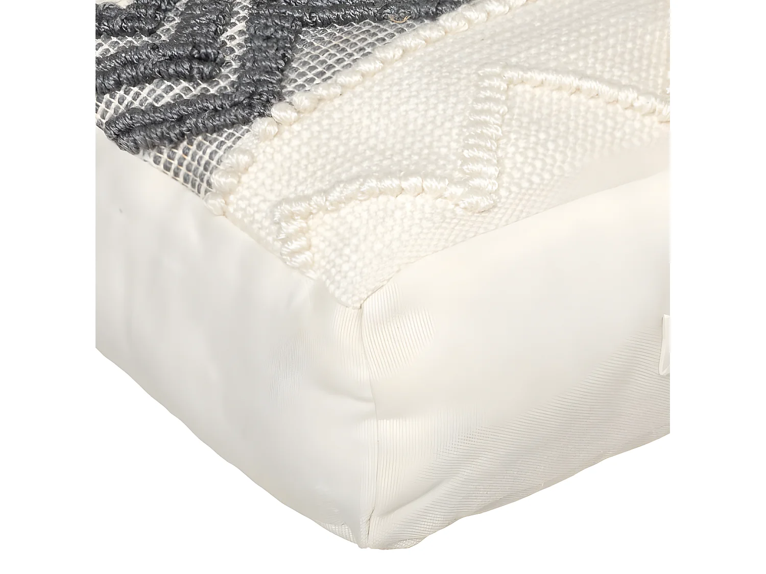 Coussin de sol recyclé "Row" 48 x 48 x 14 cm Atmosphéra