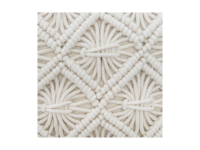 Coussin macramé "été" 40 x 40 cm Atmosphera