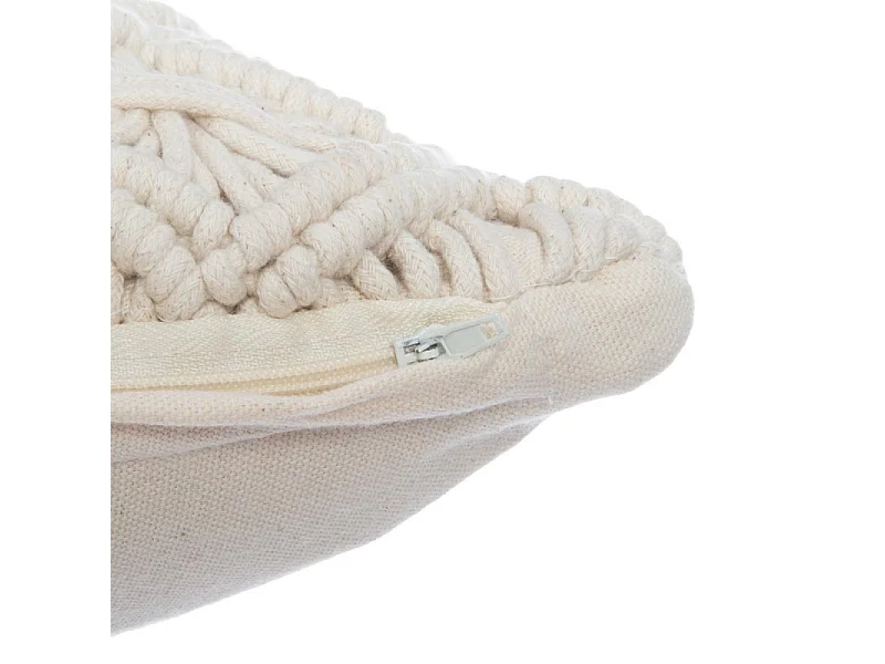 Coussin macramé "été" 40 x 40 cm Atmosphera