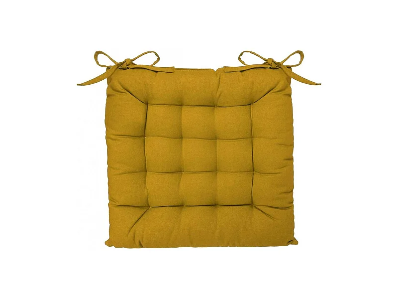 Galette de chaise à nouettes 38 x 38 cm Atmosphéra