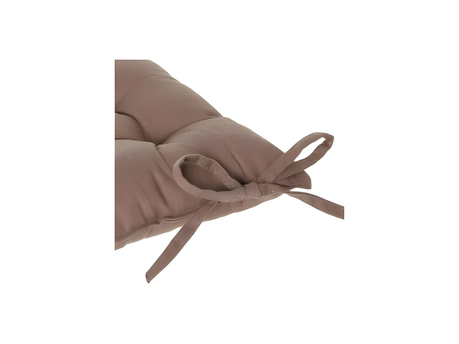 Galette de chaise à nouettes 38 x 38 cm Atmosphéra