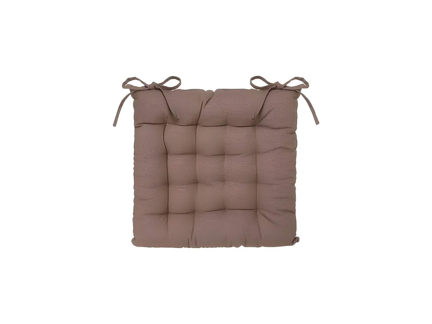 Galette de chaise à nouettes 38 x 38 cm Atmosphéra