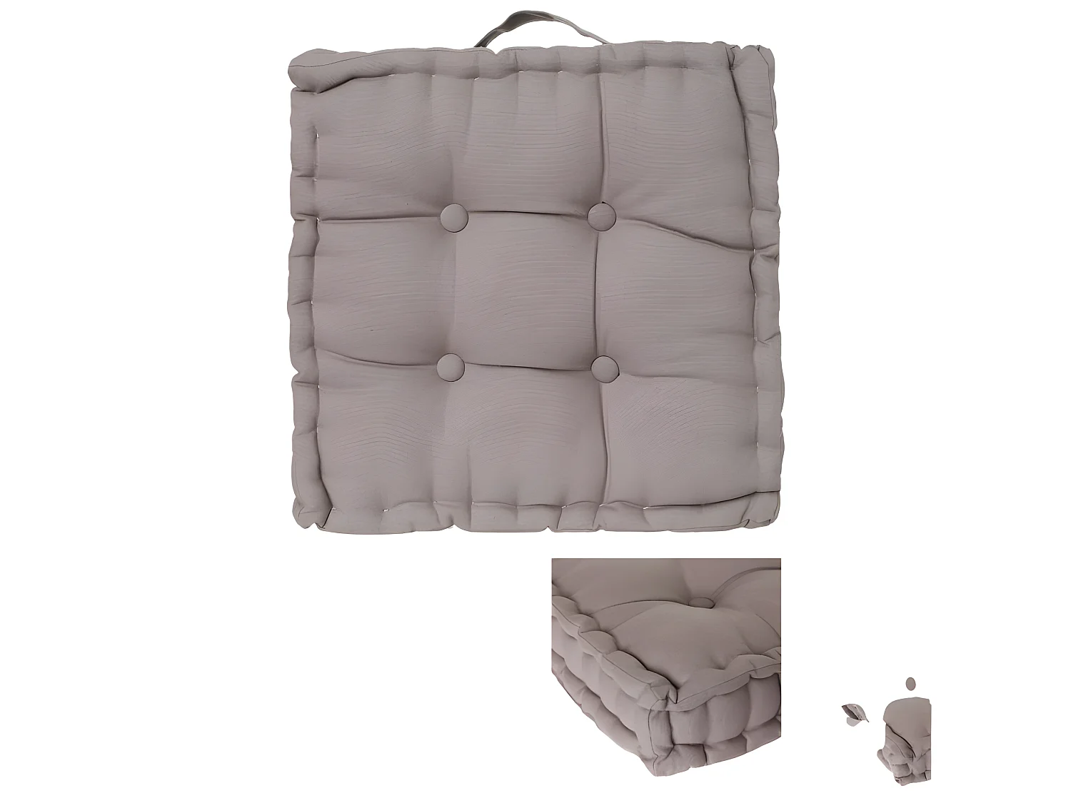 Coussin de sol 40 x 40 x 8 cm Atmosphéra