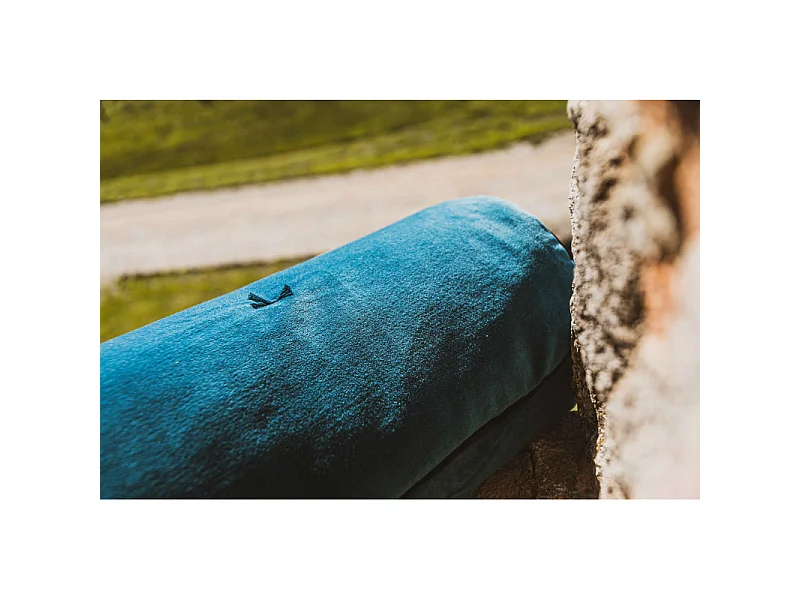 Coussin velours de coton garni "Isilde" 45 x 45 cm Vent du sud