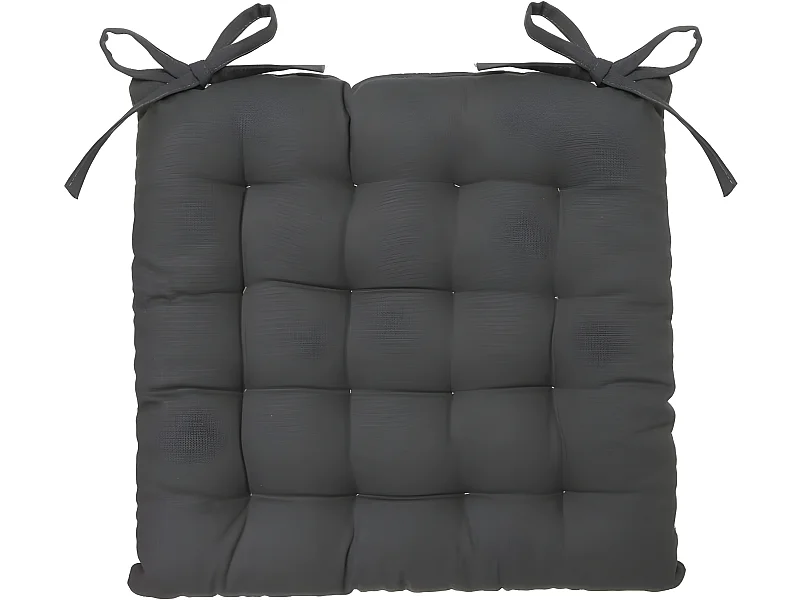 Galette de chaise à nouettes 38 x 38 cm Atmosphéra