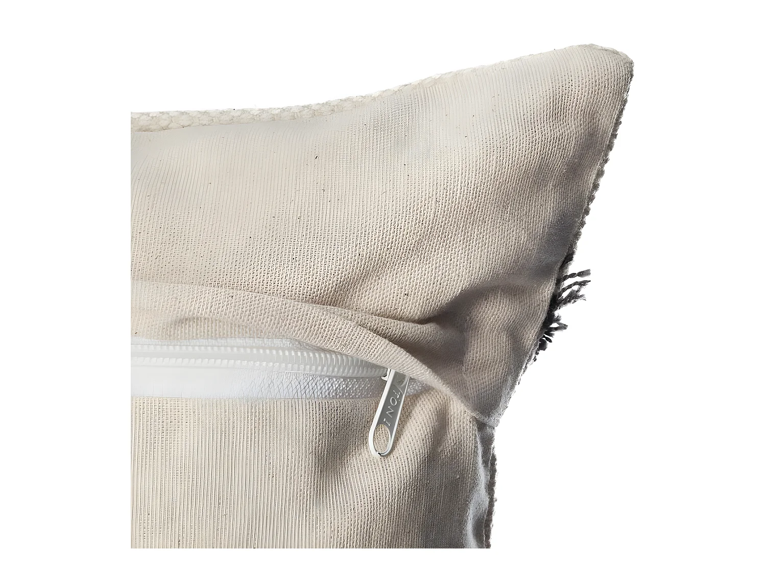 Housse coussin tuftee ethnique 40 x 40 cm Atmosphera