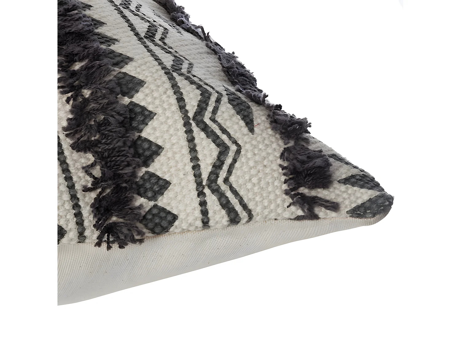 Housse coussin tuftee ethnique 40 x 40 cm Atmosphera