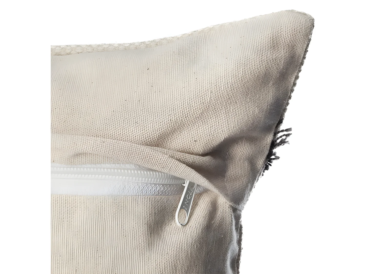 Housse coussin tuftee ethnique 40 x 40 cm Atmosphera