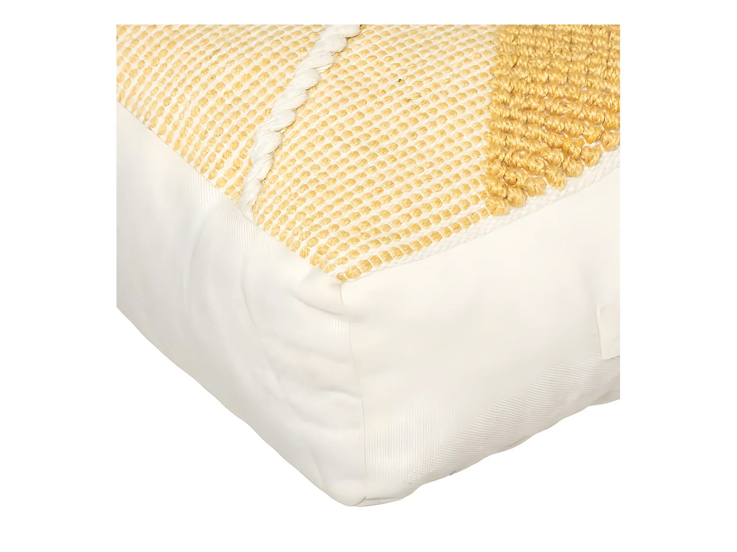 Coussin de sol recyclé "Row" 48 x 48 x 14 cm Atmosphéra