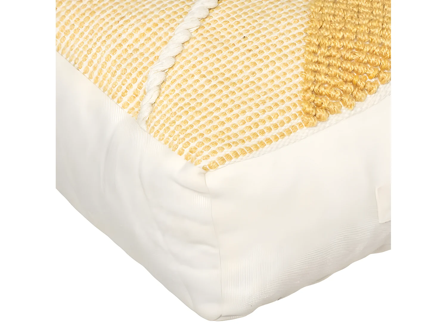 Coussin de sol recyclé "Row" 48 x 48 x 14 cm Atmosphéra