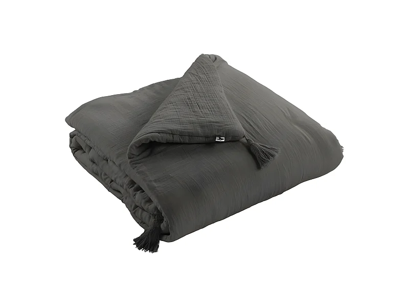 Edredon ou Bout de lit "Gaïa" toutes dimensions "Gaze de Coton"