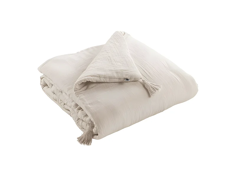 Edredon ou Bout de lit "Gaïa" toutes dimensions "Gaze de Coton"