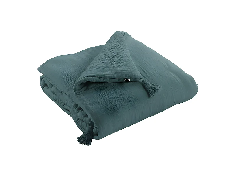 Edredon ou Bout de lit "Gaïa" toutes dimensions "Gaze de Coton"