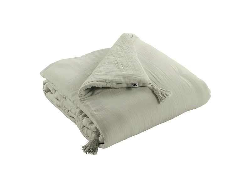 Edredon ou Bout de lit "Gaïa" toutes dimensions "Gaze de Coton"