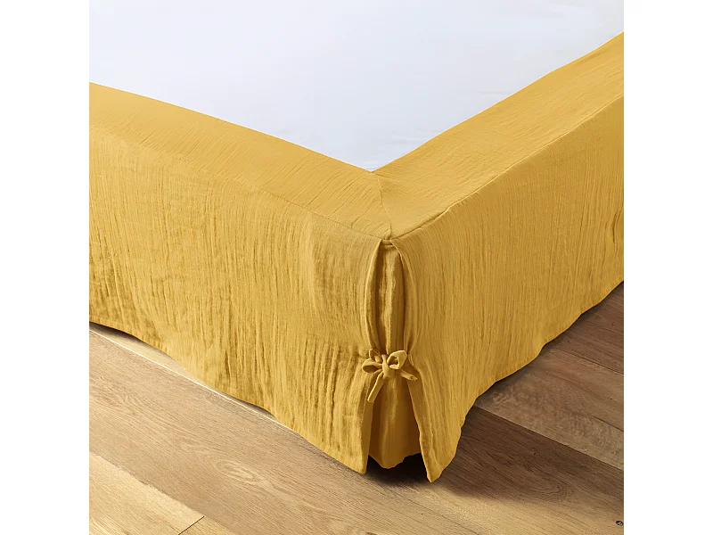 Cache-sommier "Gaïa" toutes dimensions "Gaze de Coton"