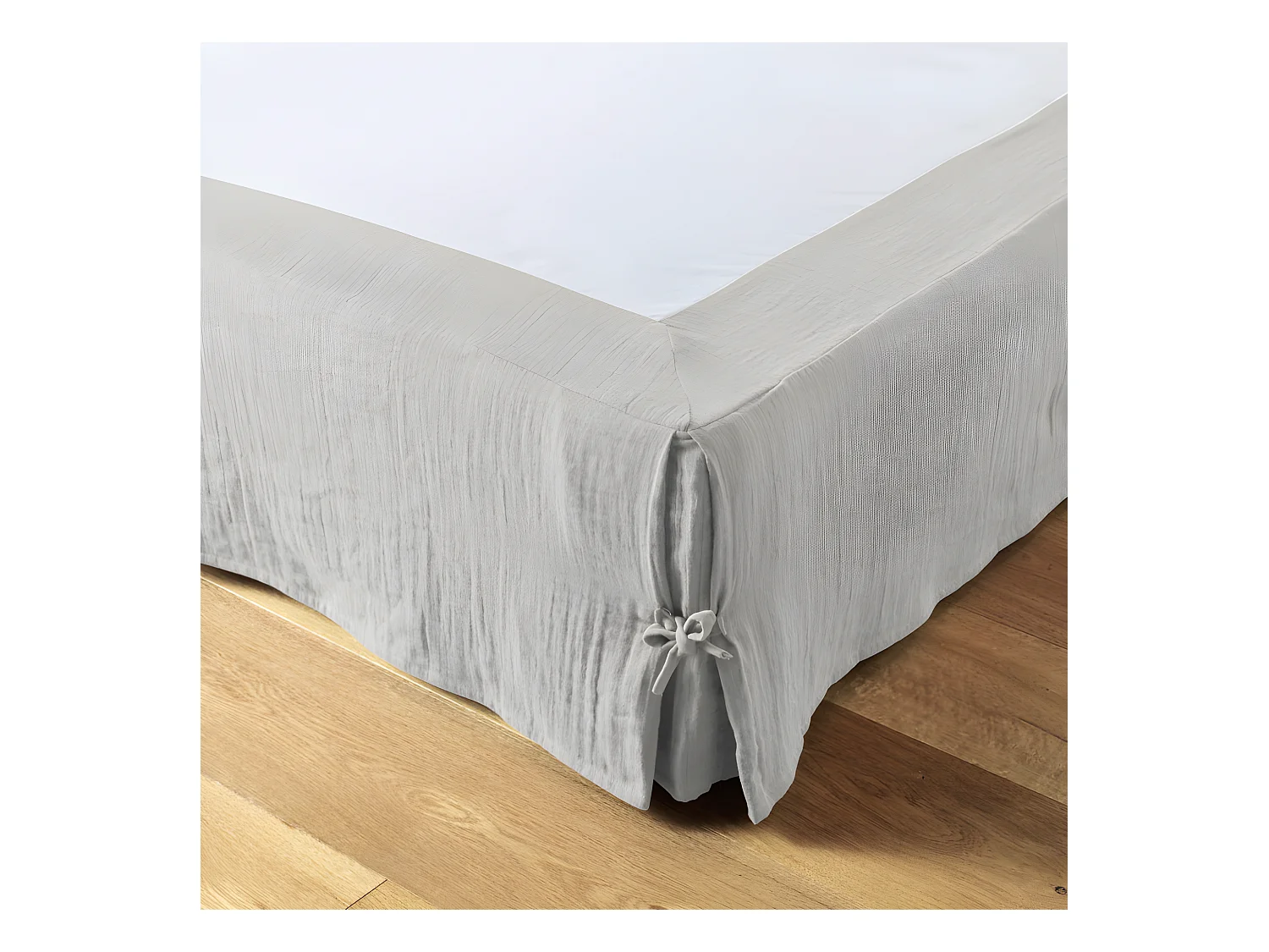 Cache-sommier "Gaïa" toutes dimensions "Gaze de Coton"