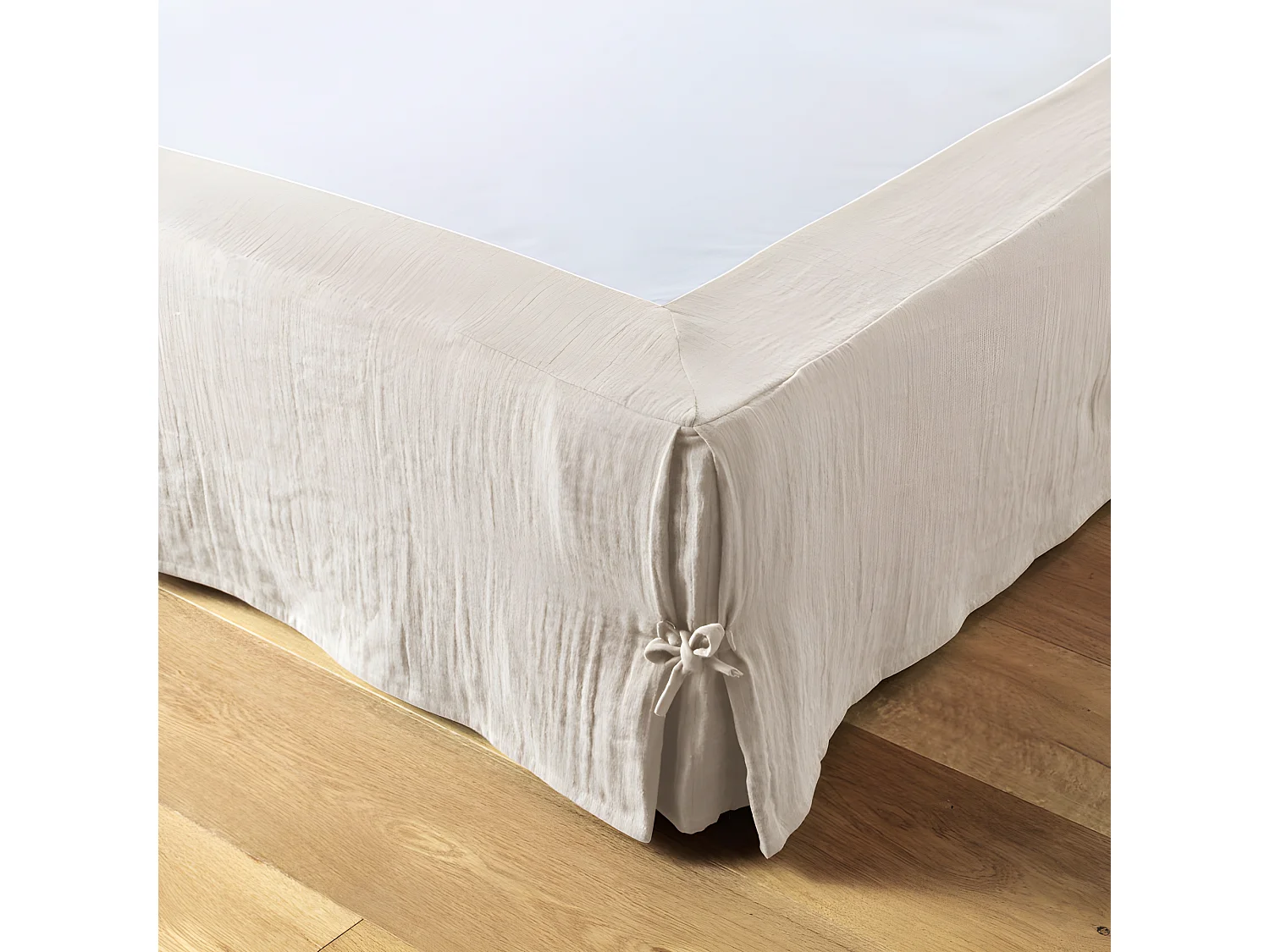 Cache-sommier "Gaïa" toutes dimensions "Gaze de Coton"