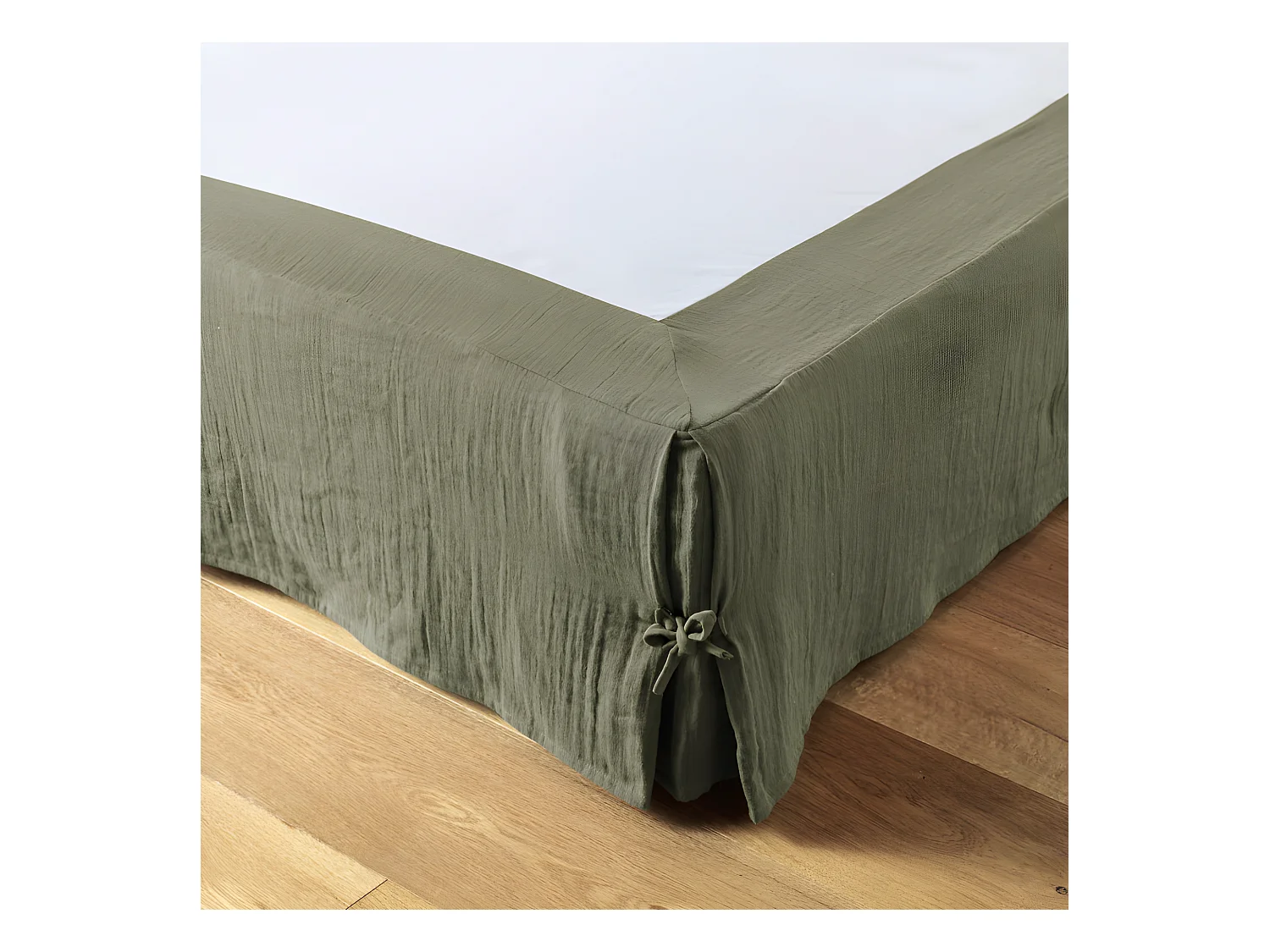 Cache-sommier "Gaïa" toutes dimensions "Gaze de Coton"