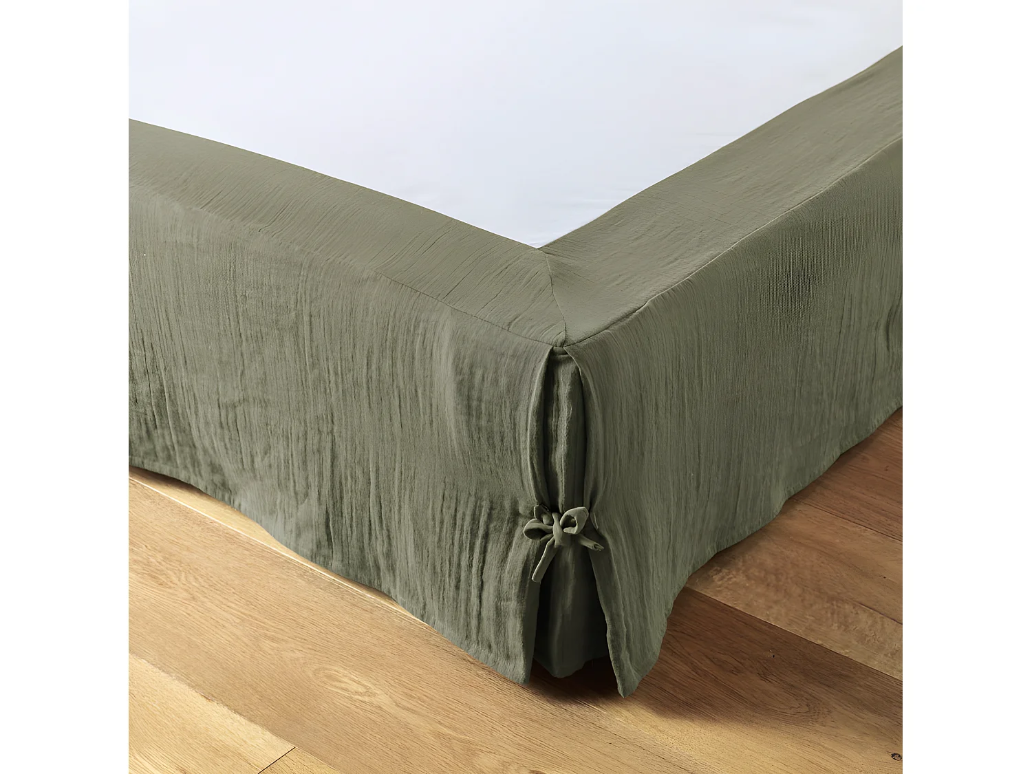 Cache-sommier "Gaïa" toutes dimensions "Gaze de Coton"