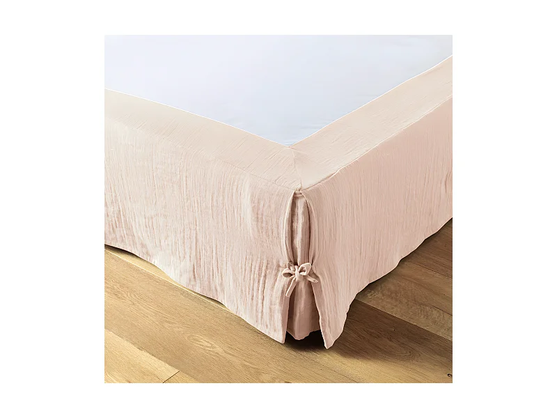 Cache-sommier "Gaïa" toutes dimensions "Gaze de Coton"