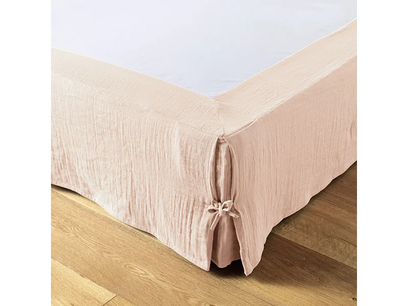 Cache-sommier "Gaïa" toutes dimensions "Gaze de Coton" l'Effet Papillon