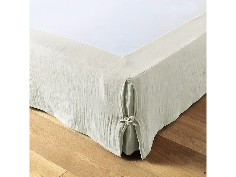 Cache-sommier "Gaïa" toutes dimensions "Gaze de Coton"