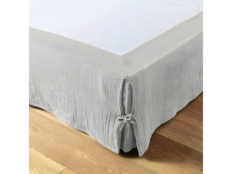 Cache-sommier "Gaïa" toutes dimensions "Gaze de Coton"