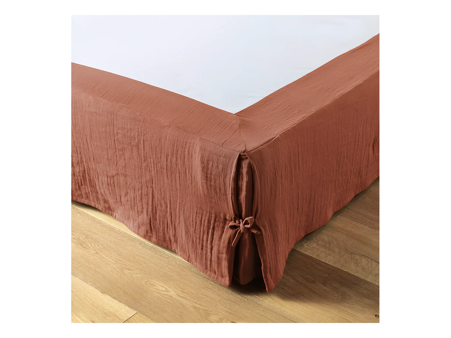 Cache-sommier "Gaïa" toutes dimensions "Gaze de Coton"