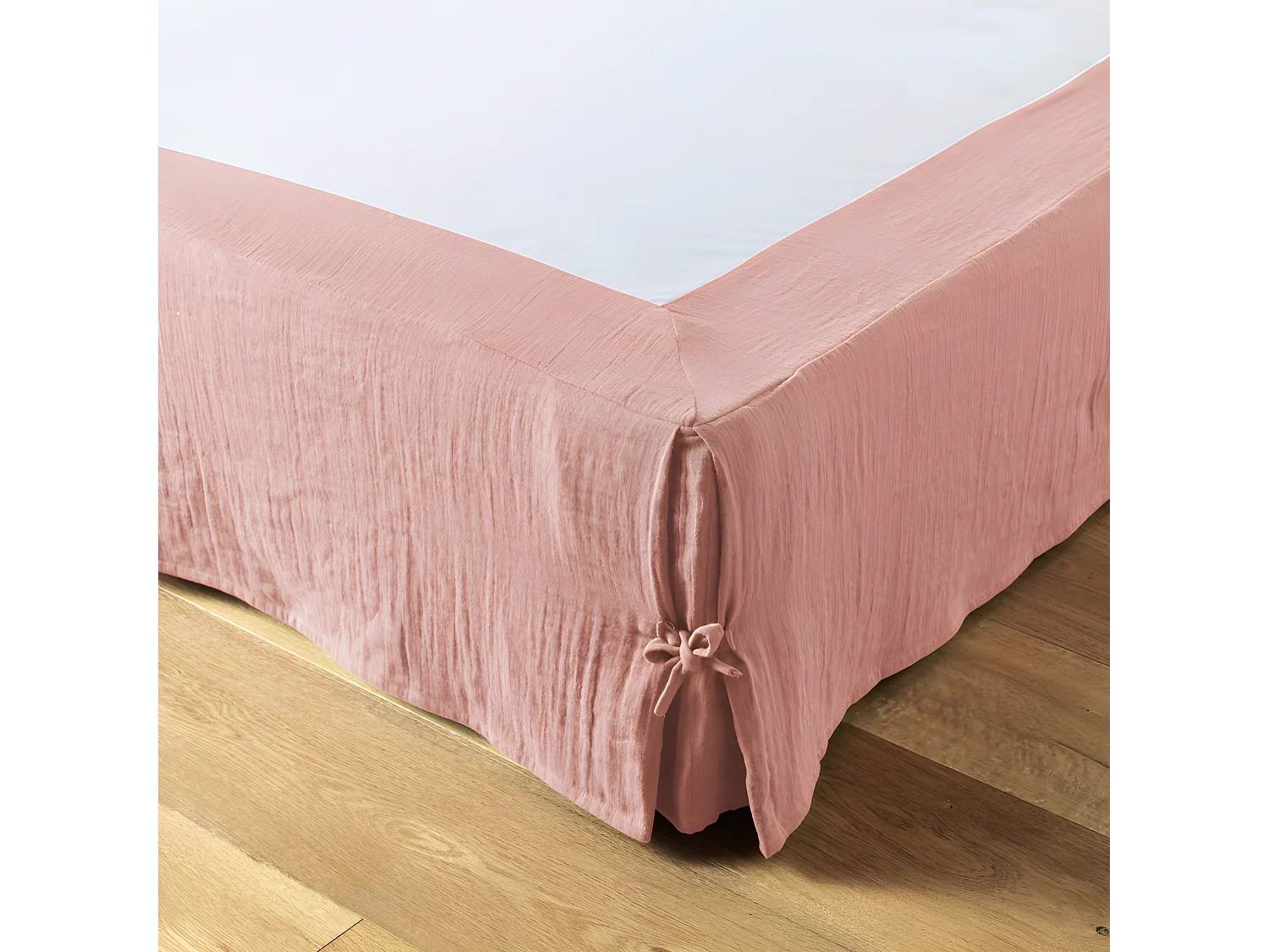 Cache-sommier "Gaïa" toutes dimensions "Gaze de Coton"