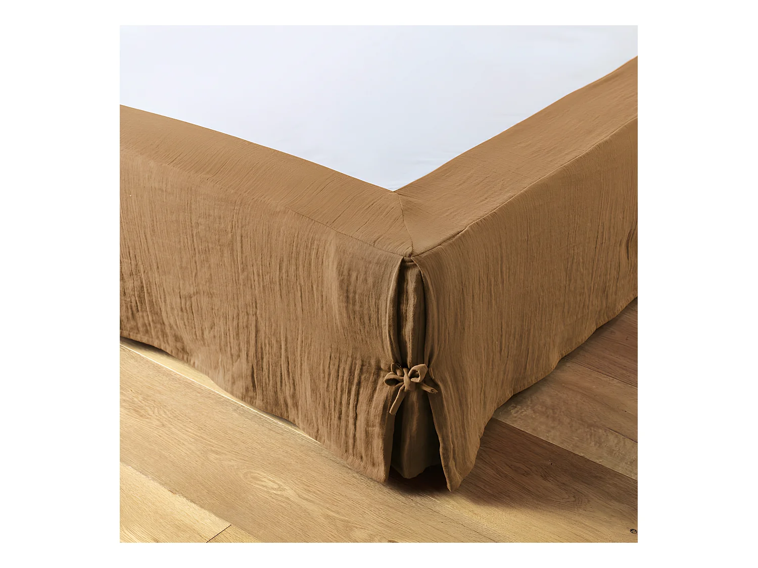 Cache-sommier "Gaïa" toutes dimensions "Gaze de Coton"