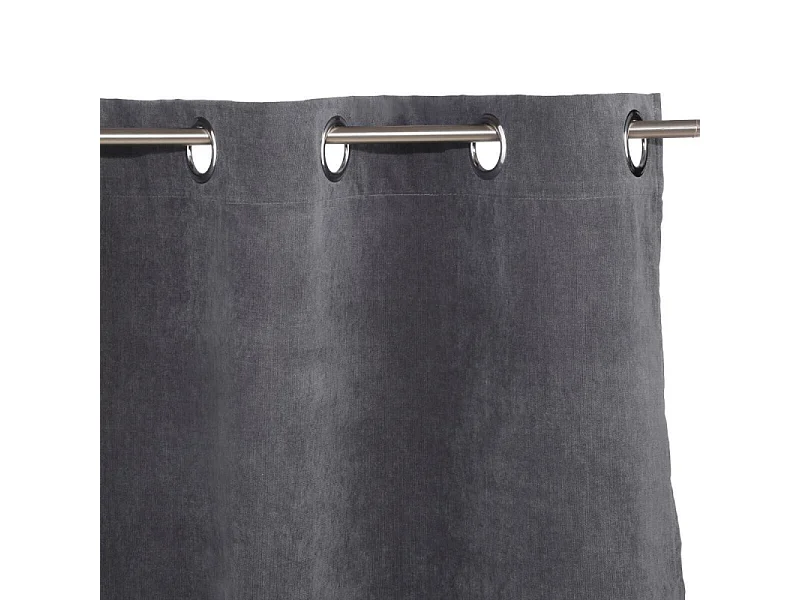 Rideau d'ameublement isolant et Tamisant "Mémories" Suédine 140 x 260 cm Atmosphera