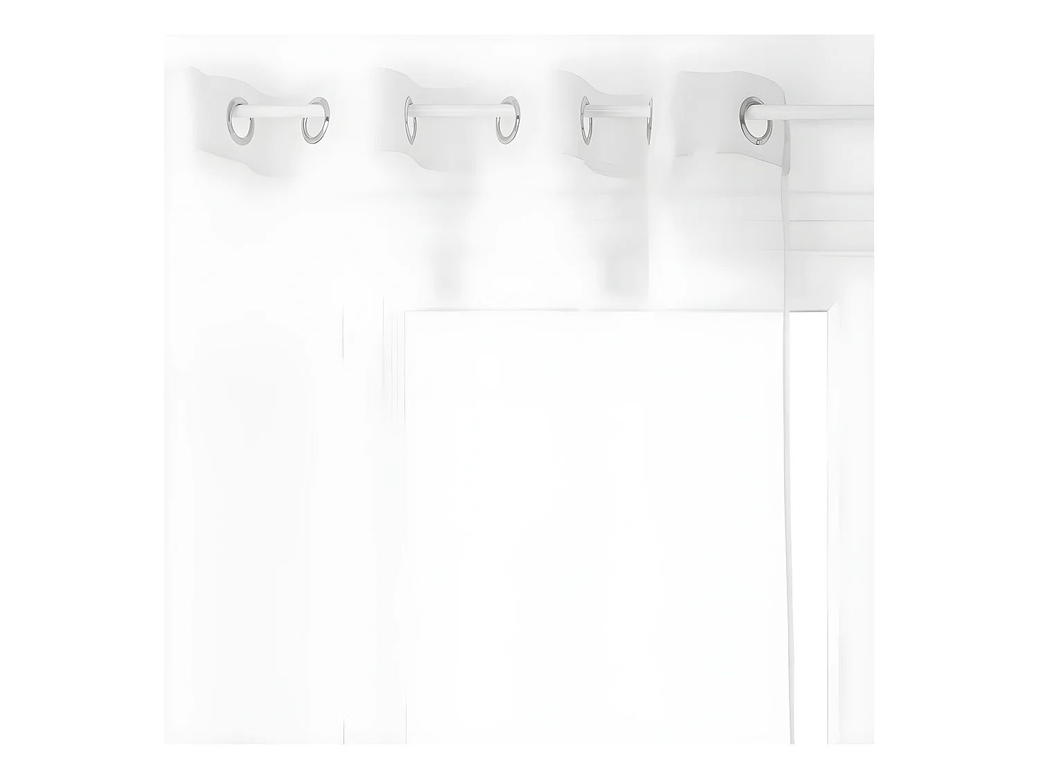 Voilage "Moly" tamisant 135 x 240 cm Atmosphera