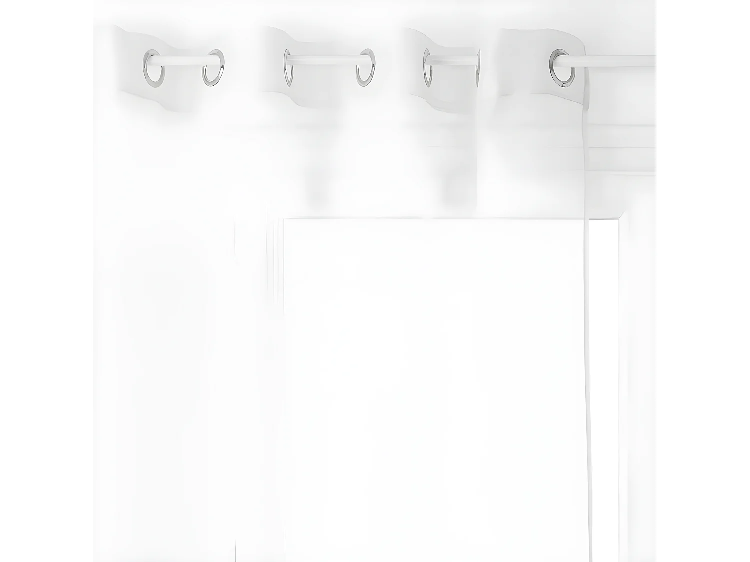 Voilage "Moly" tamisant 135 x 240 cm Atmosphera