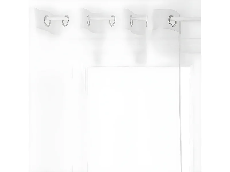 Voilage "Moly" tamisant 135 x 240 cm Atmosphera